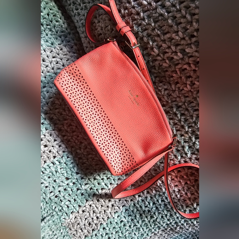 Kate Spade Vibrant Coral Crossbody Bag